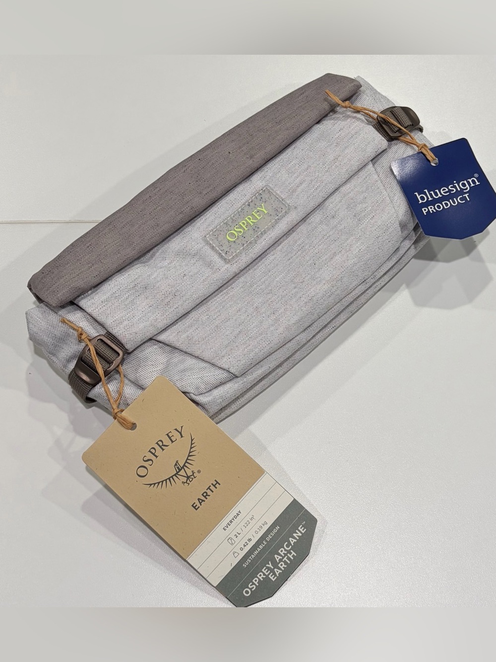 Osprey Arcane Hip Bag Pack Water Resistant Adjustable Grey NWT Crossbody